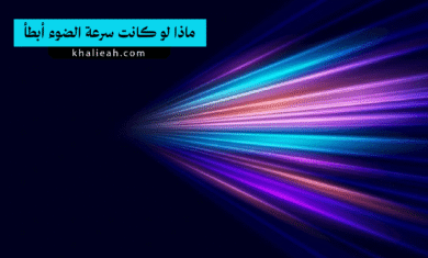 سرعة الضوء