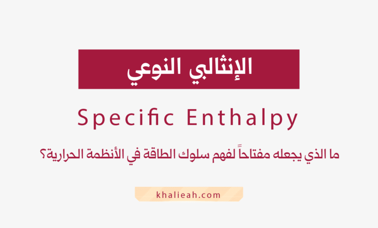 الإنثالبي النوعي - Specific Enthalpy