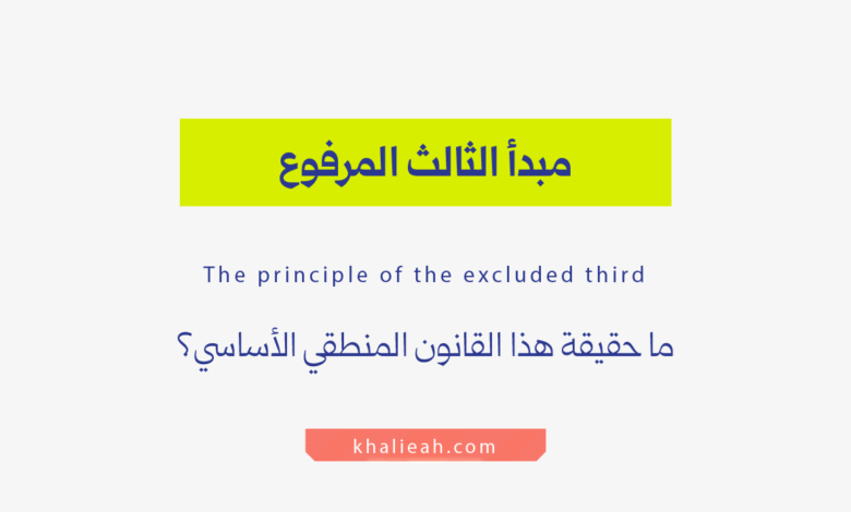 مبدأ الثالث المرفوع