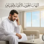 رجل سعودي يعاني من صداع الجيوب الأنفية أثناء الصيام في فترة العصر