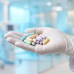 كبسولات دوائية لعلاج التليف الكيسي يحملها طبيب بعد توسيع موافقة الـ FDA