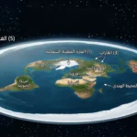 تصور علمي واقعي لكوكب افتراضي مسطح على هيئة قرص يطفو في الفضاء مع تركيز بصري على هشاشة هذا النموذج مقارنة بالكواكب الحقيقية.