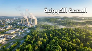 البصمة الكربونية في مشهد علمي واقعي يربط الطاقة والنقل والصناعة والانبعاثات بالتحول نحو الحياد الصفري