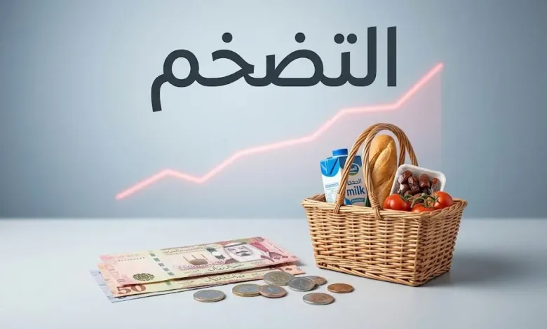 صورة غلاف توضح مفهوم التضخم وتراجع القوة الشرائية للريال السعودي